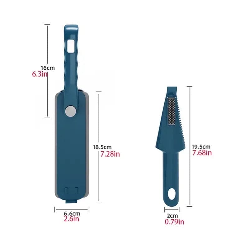 Multifunction Folding Cleaning Brush, Household Cleaning Wipe, Housework Desktop Fine Fiber Dust Sweep, Long Handle Rotatable Brush, Wipe Suspension Cleaning Brush, Soft Scraping Strip Brush, Microfiber Flat Floor Mop, Car Glass Cleaning Scraper Dust Mop