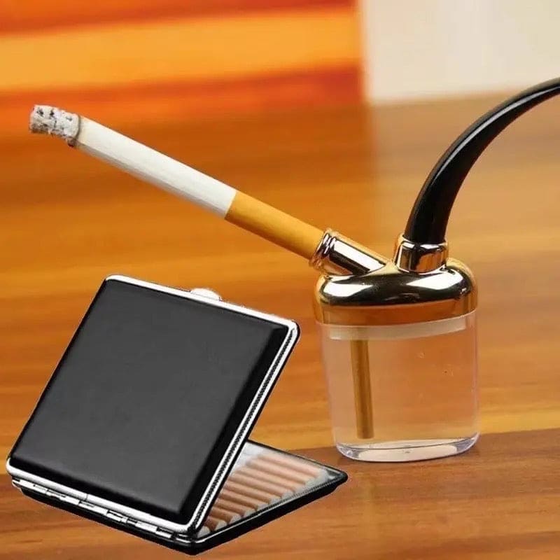 Mini Smoking Vape, Mini Hookah Filter Water Pipe, Men's Cigarette Hold –  eveen.pk
