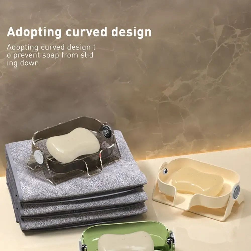 Shower Soap Holder, Adjustable Drain Soap Dish Holder, Self Emptying Soap Tray, Sink Waterfall Soap Dish, Self-draining Soap Saver Stand For Shower Bathroom Kitchen