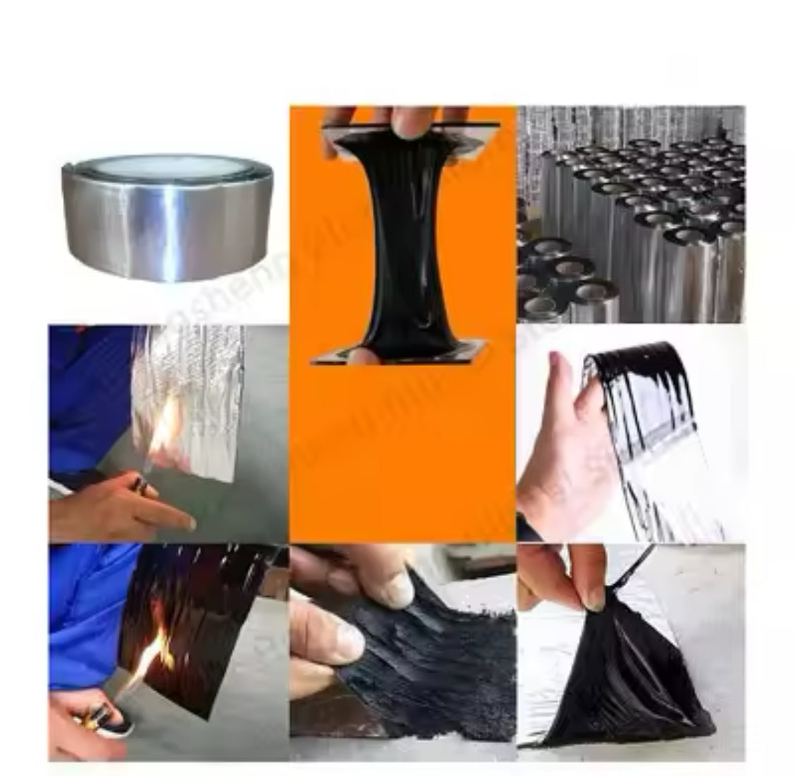 Self Adhesive Sealing Tape, Waterproof Seal Repair Sticker, Roof Duct Damage Sealant Tape