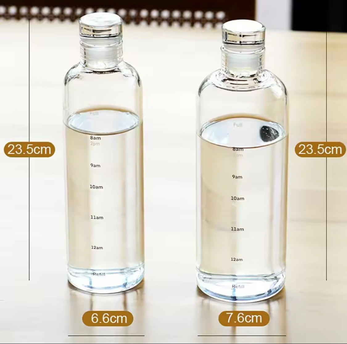 Creative Plastic Water Bottle With Time Scale, Large Capacity Leakproof Water Bottle, Gym Sports Water Bottles