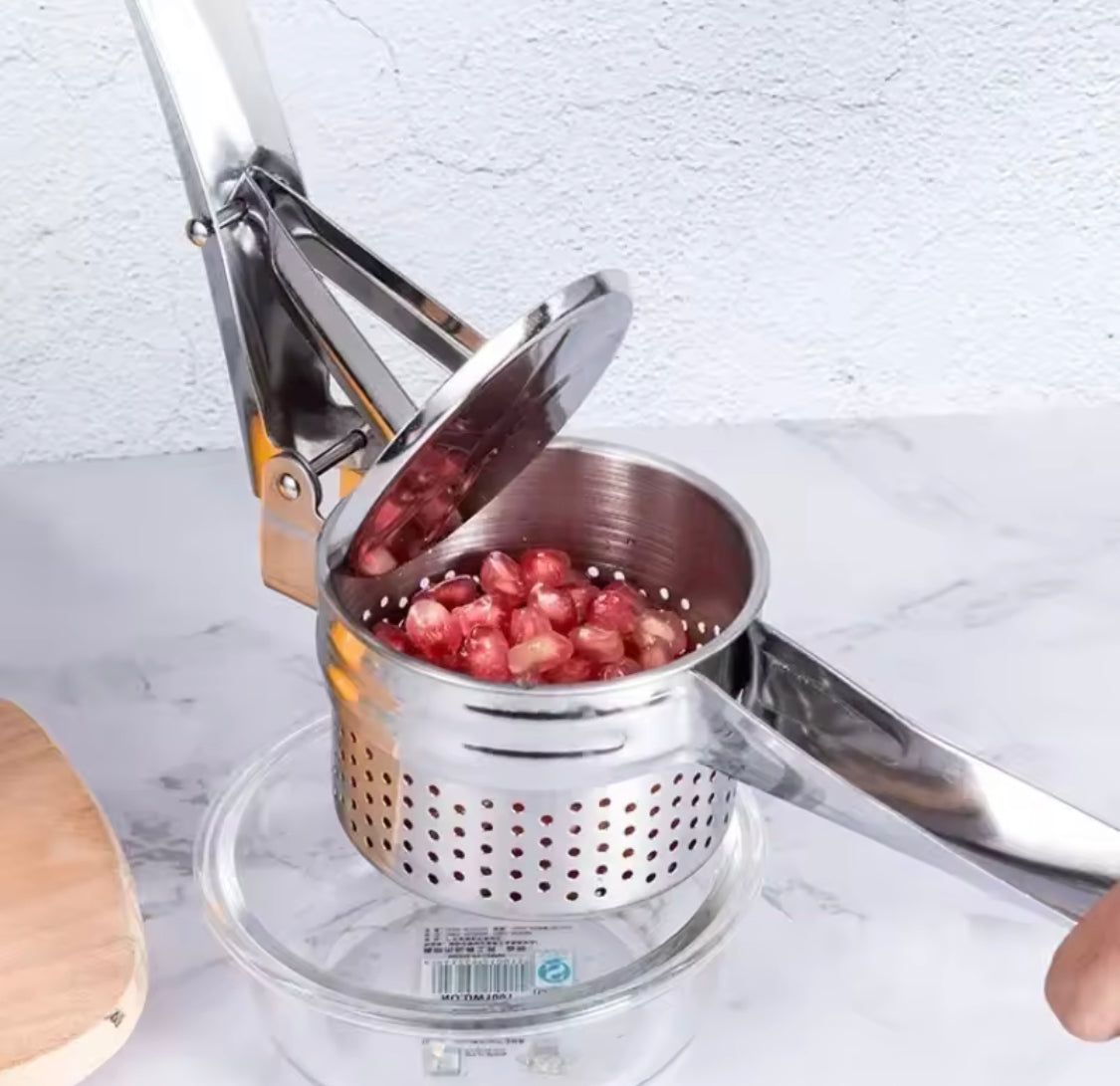 Stainless Steel Manual Juicer Squeezer, Food Grade Potato Masher, Mini Small Juicer, Citrus Press Manual Presser, Kitchen Gadgets
