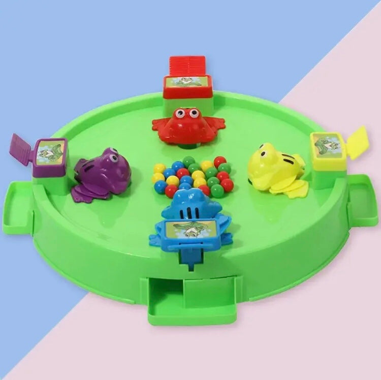 Fun Frog Eats Beans Game, Parent-child Interaction Table Board Game, Educational Games For Children