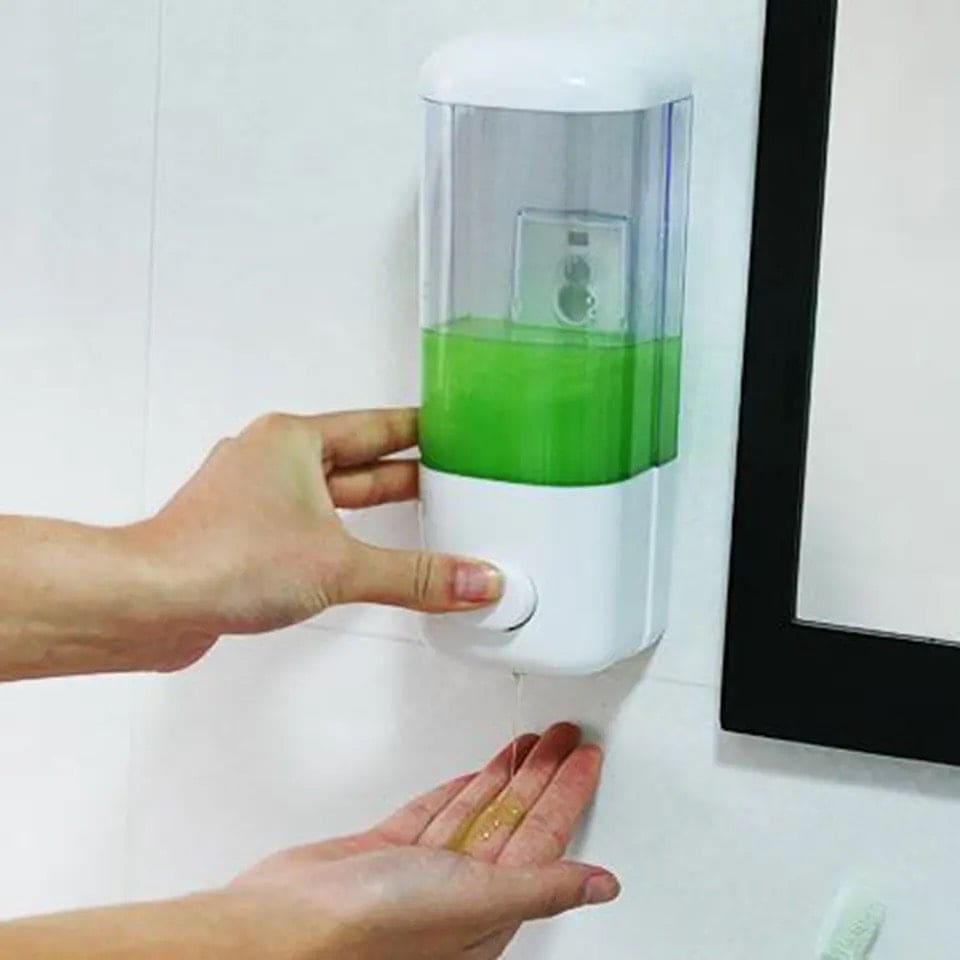 Hanging Soap Dispenser, 500ml Portable Soap Dispenser, Manual Hand Soap Dispenser, Wall Mounted Toilet Bathroom Shower Gel Dispenser