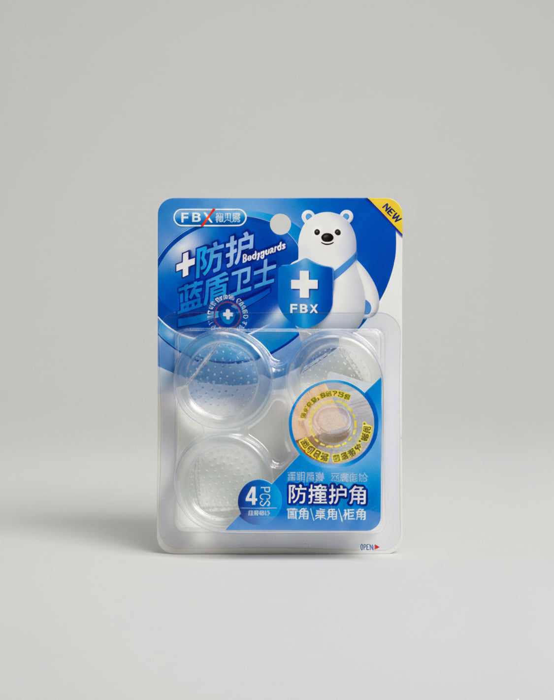 Set of 4 Baby Silicone Table Corner Protector, Furniture Edge Corner Protector, Anti Collision Guards