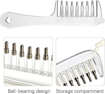 Transparent Hair Scalp Applicator Comb, Manual Scalp Stimulator, Hair Growth Scalp Massage Comb, Deep Scalp Massage Tool