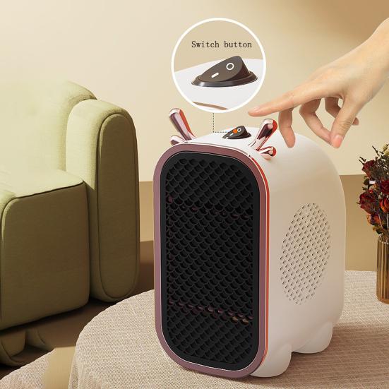Portable Electric Desk Heater, Room Tabletop Mini Heater, Dragon Shape Mini Heater