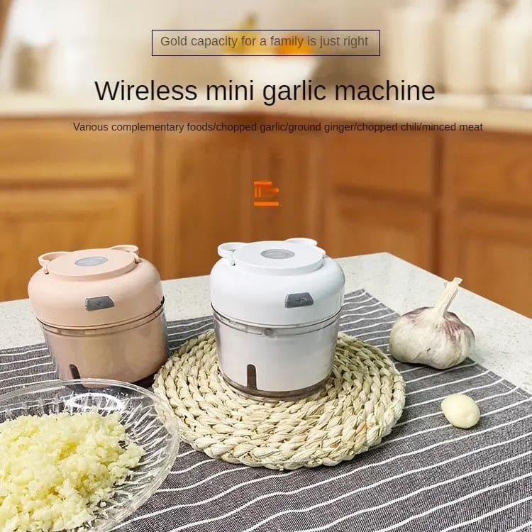 Mini Onion Chopper, Home Easy Mini Chopper, Small Food Processor, Electric Mini Garlic Cutter Masher, Portable Vegetable Fruit Meat Food Chopper, Wireless Mini Food Chopper, Vegetable Crusher Tool, Kitchen Chopping Gadget