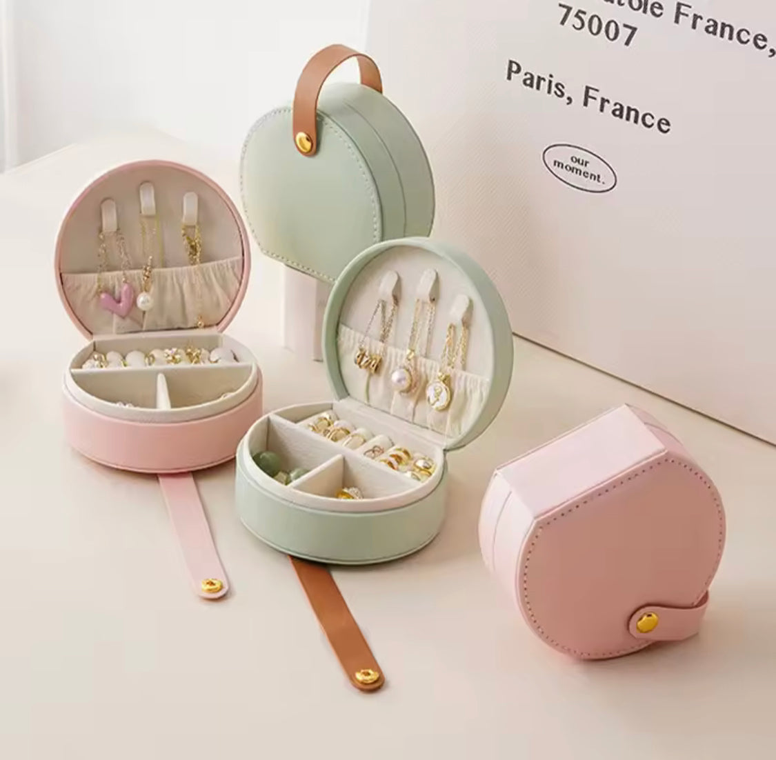 Mini Jewelry Organizer Box, Mini Ring And Earring Box, Mini Storage Jewelry Box, Everyday Jewelry Case