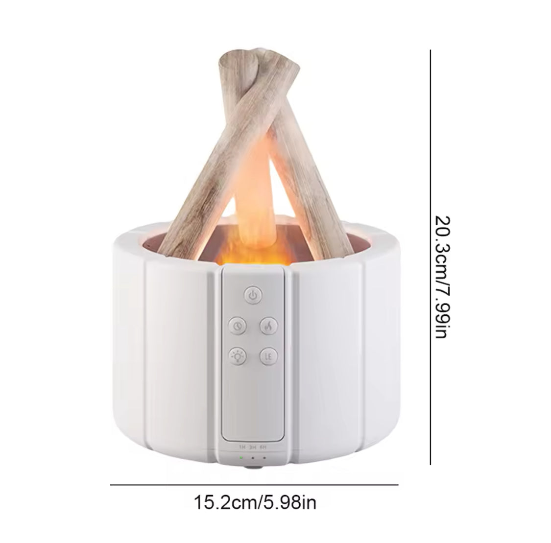 Bonfire Aromatherapy Essential Diffuser, Ultrasonic Cool Mist Aroma Diffuser, Home Room Fragrance Air Purifier