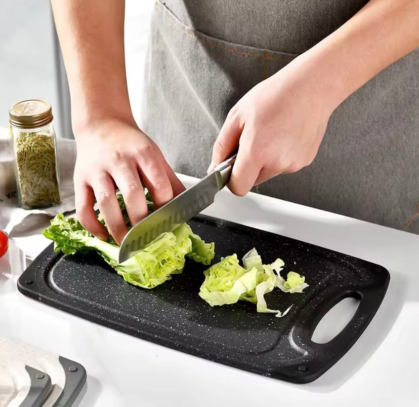 3pcs Marble Pattern Kitchen Cutting Board, Multifunctional Kitchen Cutting Board Set, Kitchen Chopping Board, Kitchen Gadgets