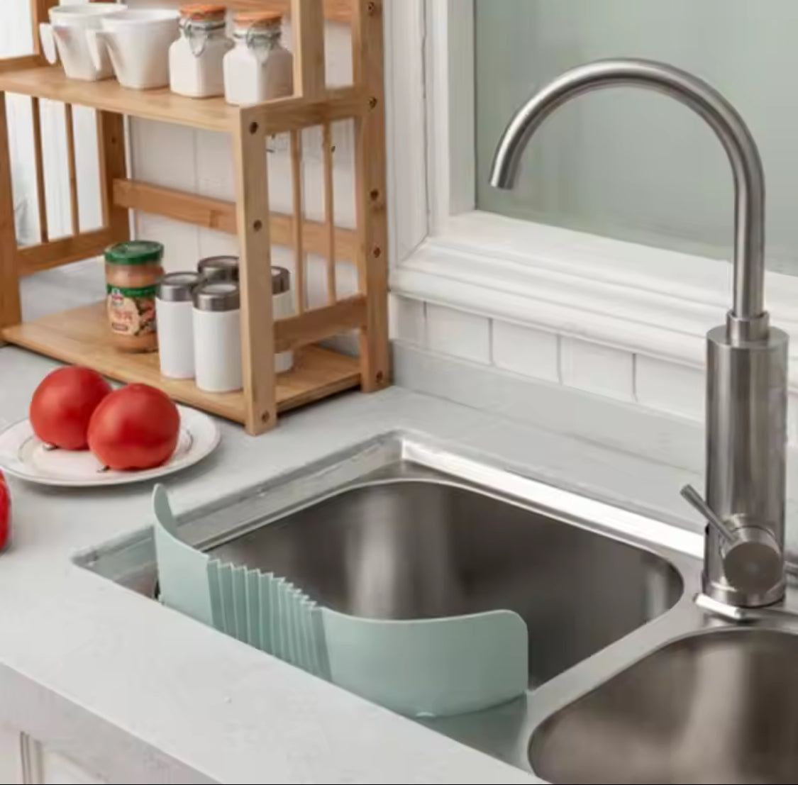 Foldable Kitchen Sink Splash Guard, Kitchen Sink Water Splash Guard, Anti Splash Stopper For Kitchen