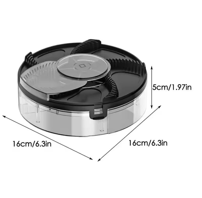 Electric Fly Trap Catcher, Automatic Quiet Insect Flycatcher, Removable Outdoor Garden Flytrap Trap Device