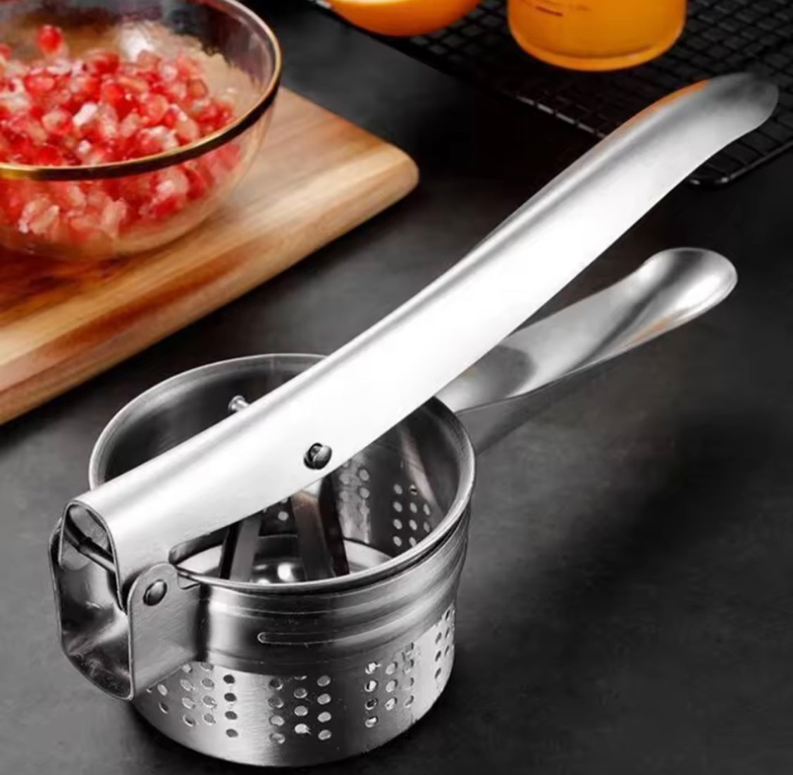 Stainless Steel Manual Juicer Squeezer, Food Grade Potato Masher, Mini Small Juicer, Citrus Press Manual Presser, Kitchen Gadgets