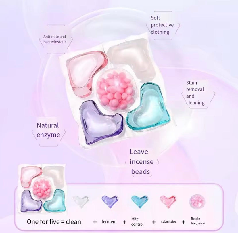 Laundry Scent Fragrance Beads, Laundry Scent Fragrance Beads, Multi Purpose Strong Detergent Laundry Pods