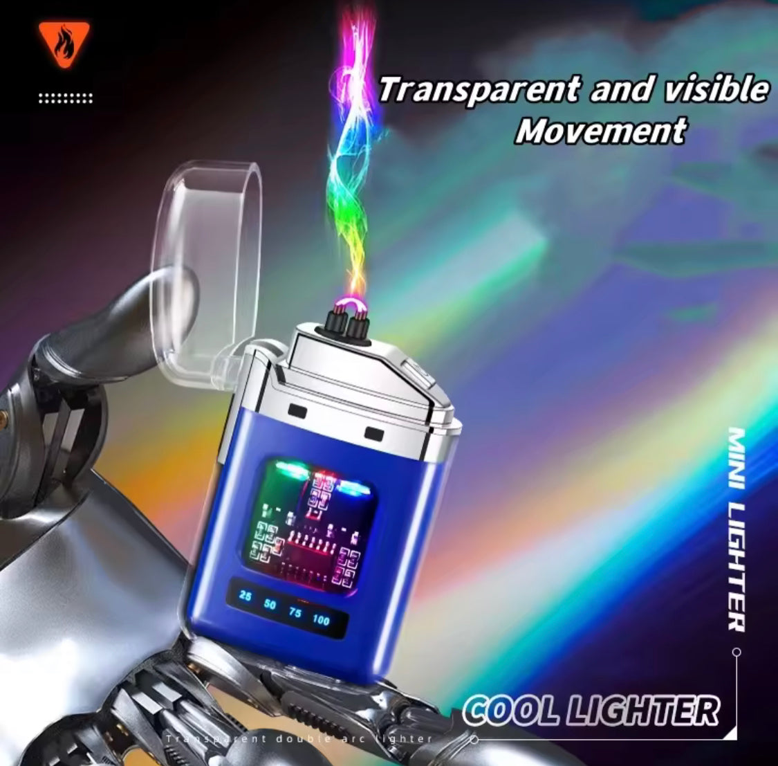 Rechargeable USB Arc Lighter, Durable Plasma Lighter, Adventure Smoking Tool, Windproof Plasma Lighter