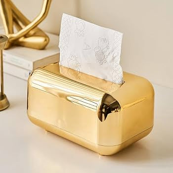 Elegant Design Rectangular Tissue Box, Elegant Tabletop Tissue Dispenser, Nordic Style Tissue Box Organizer