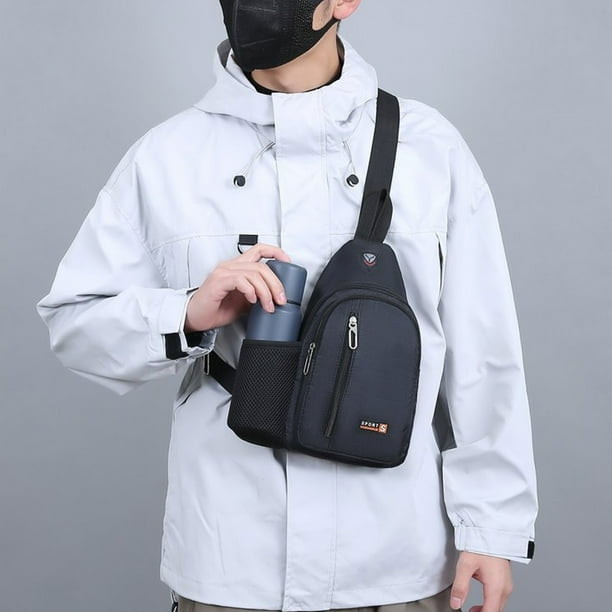 Travel Crossbody Bag, Large Capacity Oxford Cloth Shoulder Bag, Boys Fashion Lightweight Chest Bag