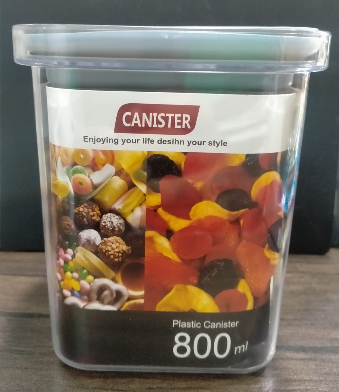 Spiral Button Sealed Container, Plastic Food Storage Container, Kitchen Organizer Jars Box, Multi Capacity Grain Storage Box, Kitchen Snacks Dry Plastic Fresh Keeping Tank, Acrylic Condiment Seasoning Set