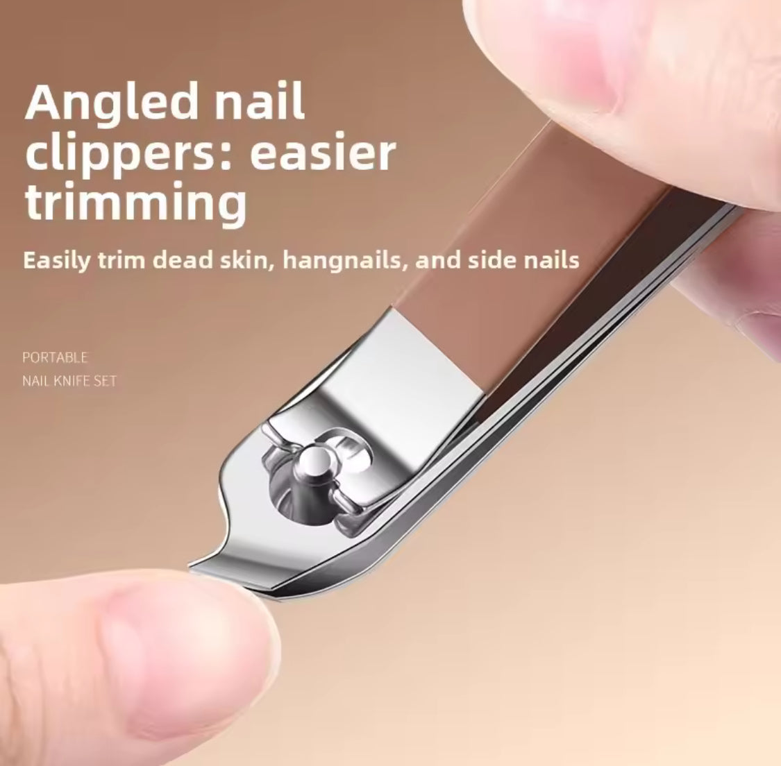 7pcs Anti Splash Nail Clipper, Professional Manicure And Pedicure Kit, Nail Clippers Protection Tool, Nail Care Grooming Kit