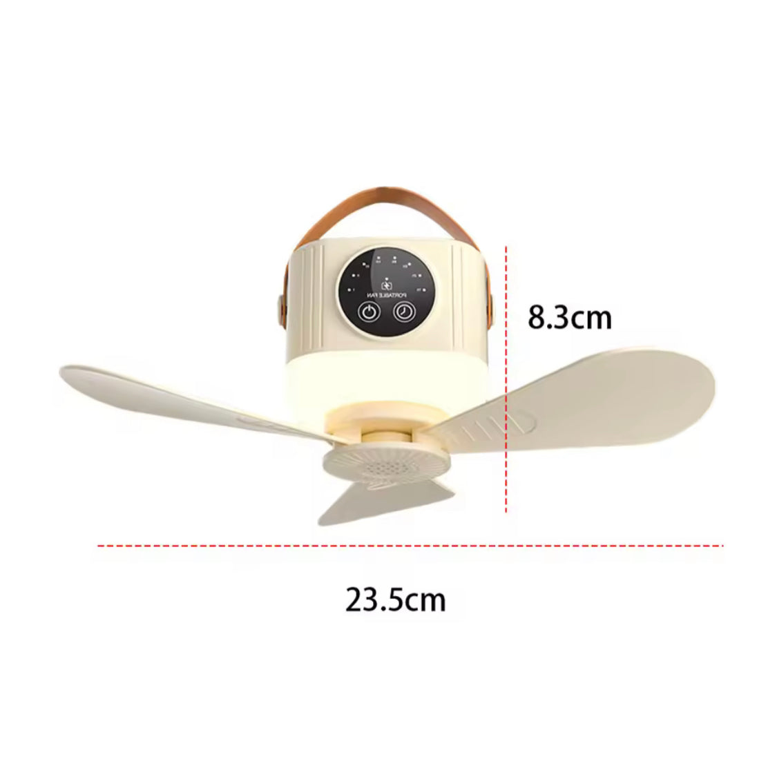 Rechargeable Wireless Ceiling Fan, Portable Hanging Ceiling Fan, Travel Outdoor Camping Fan, Small Portable USB Ceiling Fan