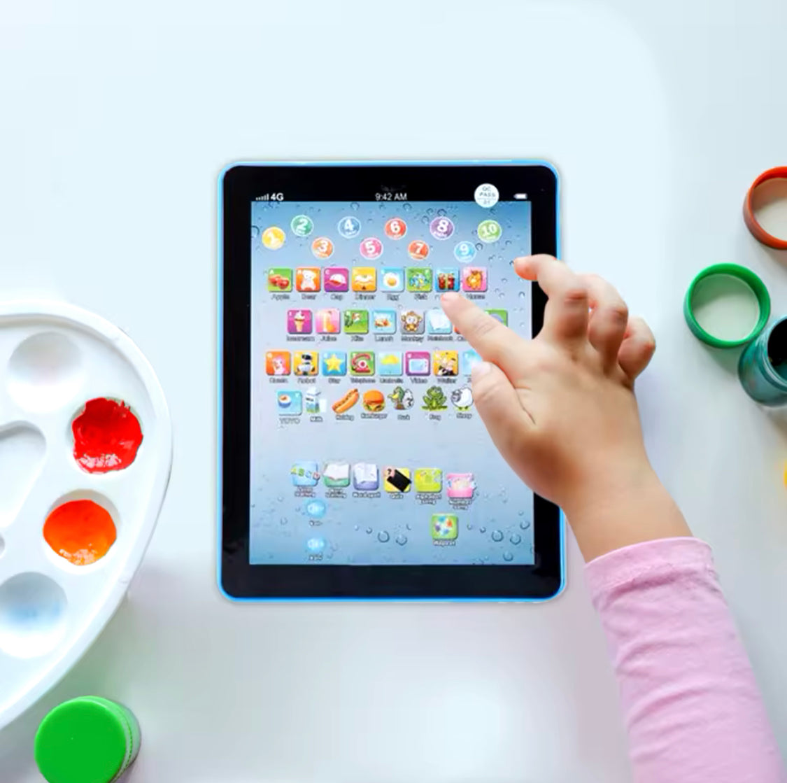Toddler Learning Tablet,
Children Tablet Learning Machine, Early Development Montessori Learning Toys