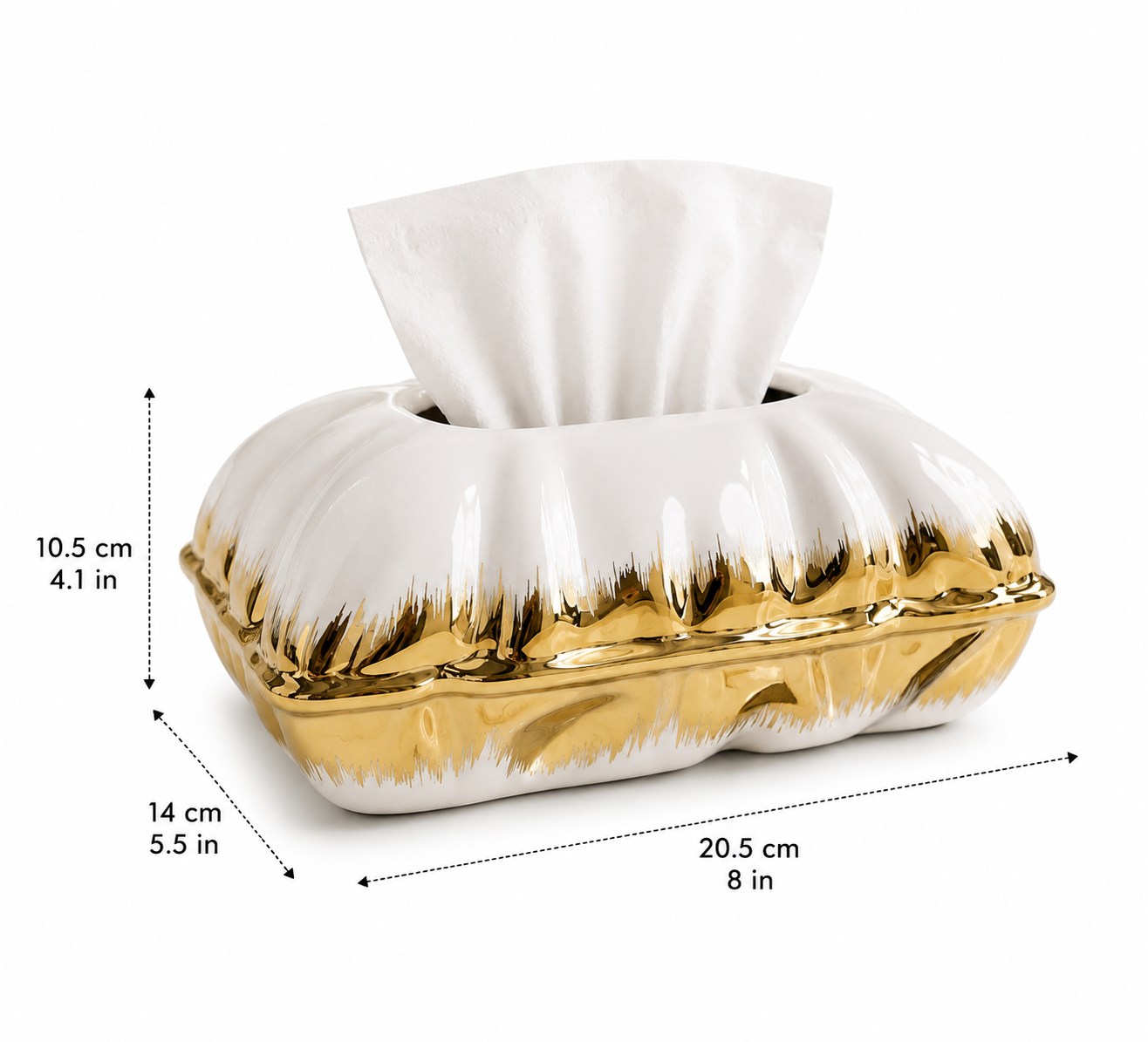 Luxury Vanity Tissue Box, Home Décor Tissue Box, Elegant Tabletop Tissue Box