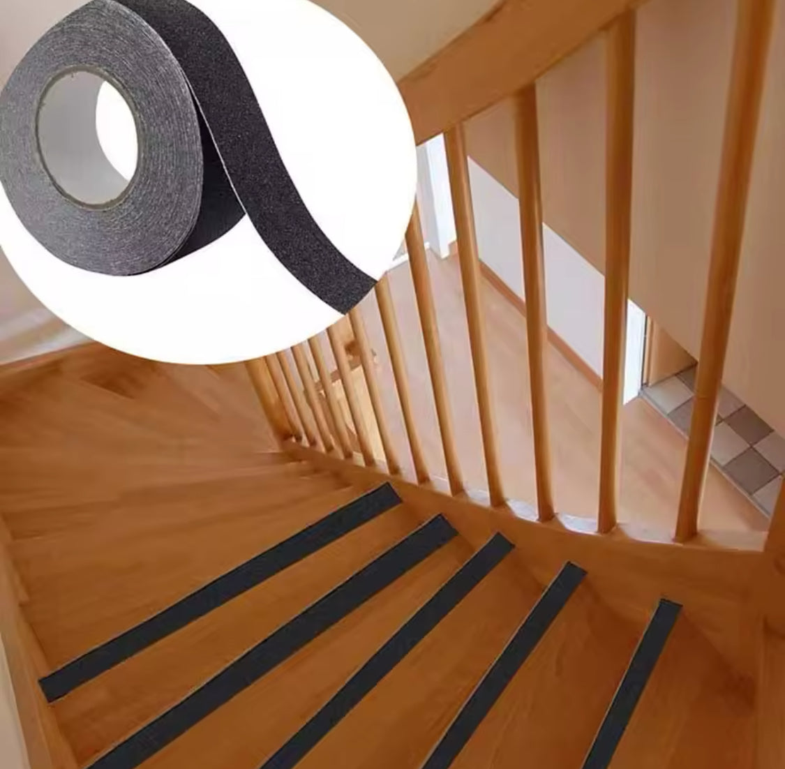 Non Slip Water Resistant Floor Tape, Anti Slip Grip Tape, Multipurpose Traction Grip Tape