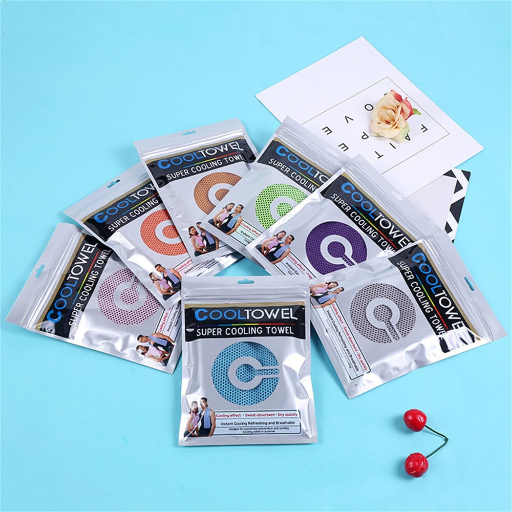 Workout Cooling Towels, Sports Ice Towel For Gym, Microfiber Soft Breathable Towel, Quick Dry Cooling Towel