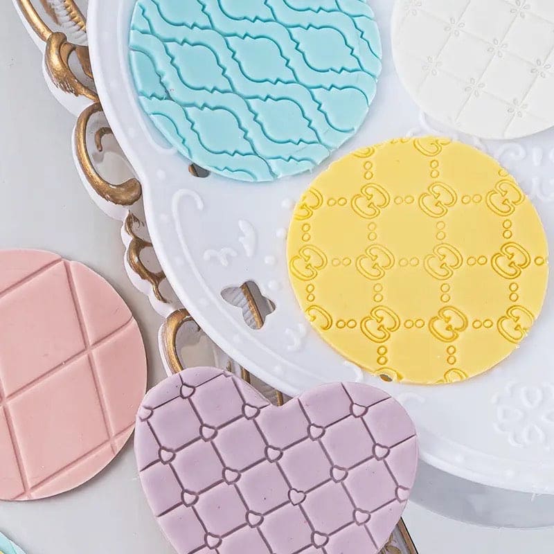 Cookie Cutters Mold, Cake Decorations Fondant Stamp, Hollow Cutout Decorating Biscuit Molds, Cake Pastry Art Embossing Biscuits Cutter Mold, Kitchen Bakeware Tool, Icing Embossing Decorating Cutter Tools