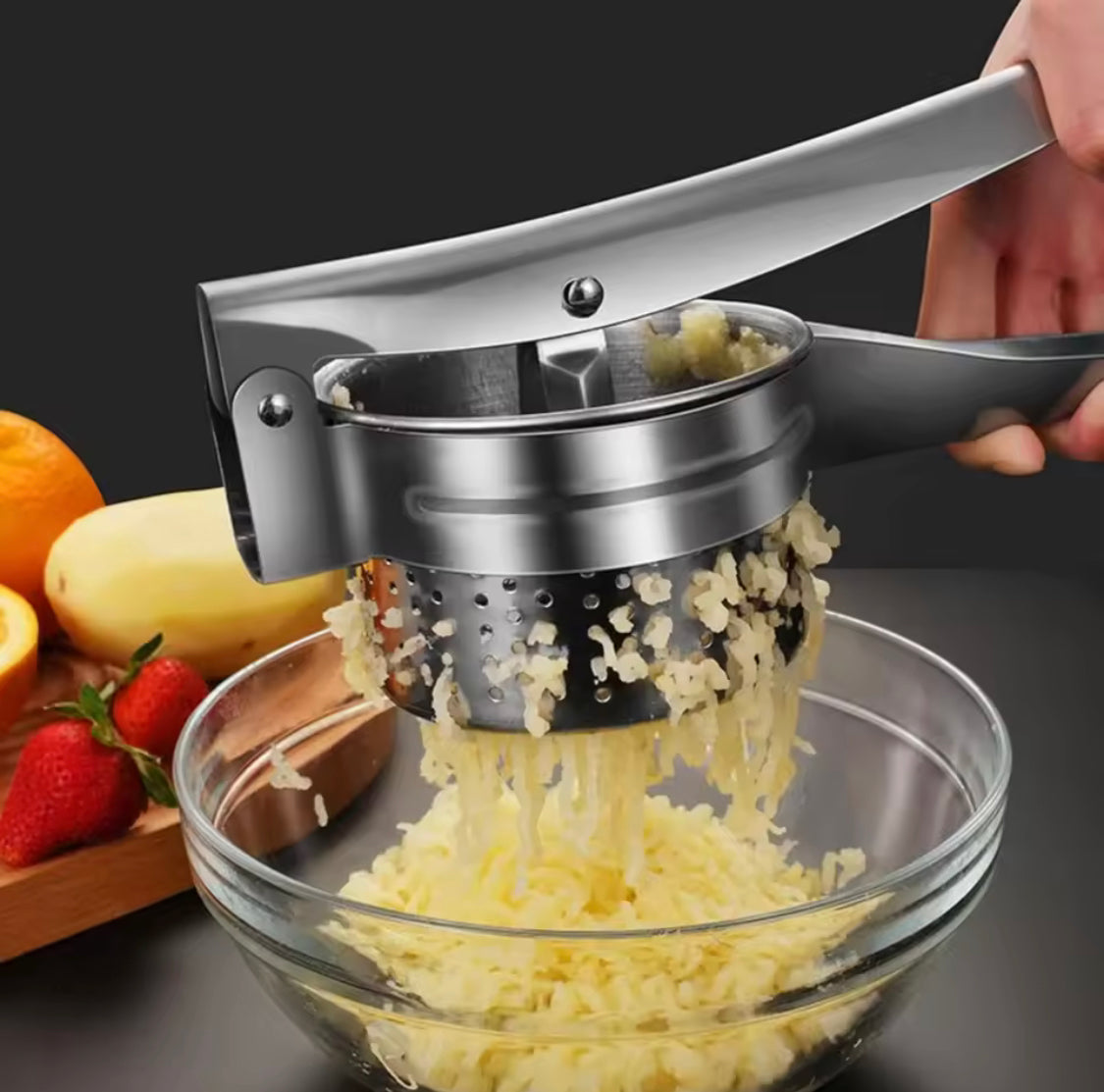 Stainless Steel Manual Juicer Squeezer, Food Grade Potato Masher, Mini Small Juicer, Citrus Press Manual Presser, Kitchen Gadgets