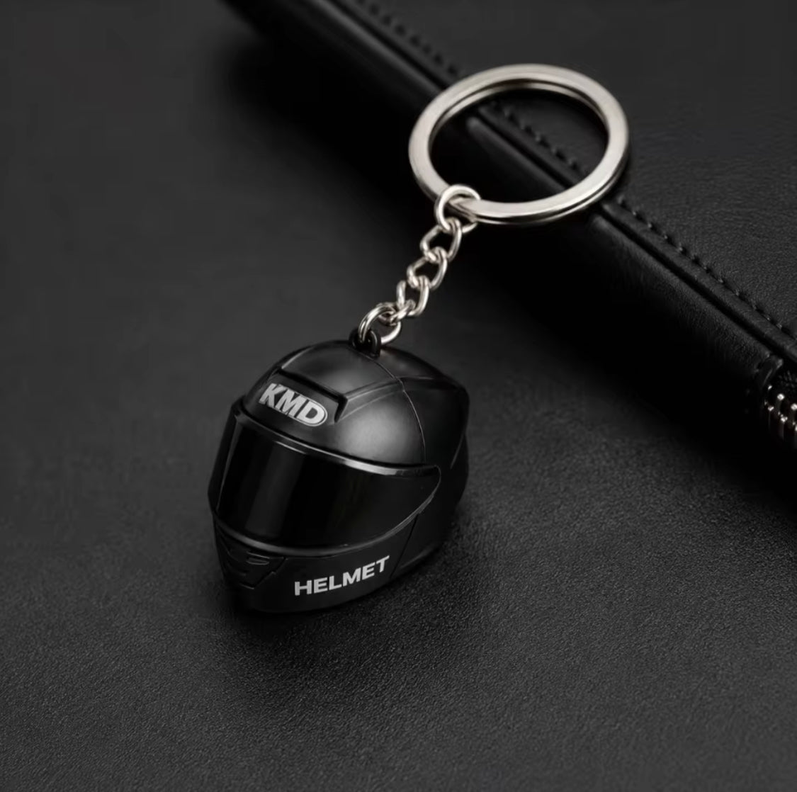 3D Mini Luminous Motorcycle Helmet Light Keychain, Creative Mini Helmet Keychain, Fashion Helmet Bag Accessory