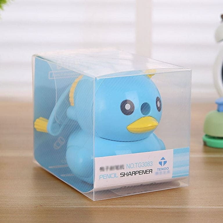 Cute Ducky Pencil Sharpener, ABS Hand Pencil Sharpener, Desktop Rotary Sharpener, Hand Pencil Sharpener