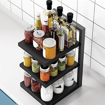 Adjustable Floor Standing Kitchen Pot Storage Rack, Space Saving Storage Rack, Multi Layer Kitchen Cabinet Storage Rack, Multifunctional Under Sink Organizer