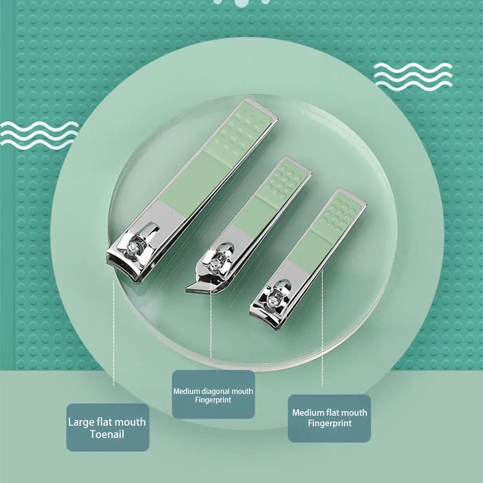 Set Of 16 Nail Clipper, Stainless Steel Manicure Kit With Folding Bag, Professional Pedicure Beauty Tools Set, Cuticle Trimmer Manicure Scissors Nail Care Ingrown Toenail Removal Clippers, Foot Care Tool Nail Clippers Kit