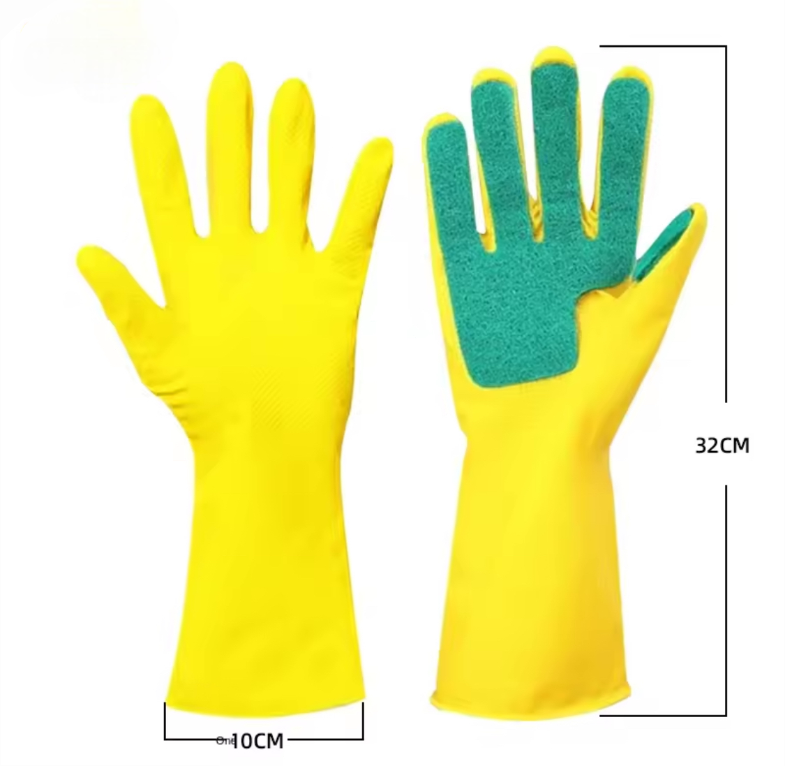 Creative Dish Washing Gloves, Reusable Silicone Dish Washing Sponge Gloves, Waterproof Kitchen Cleaning Gloves