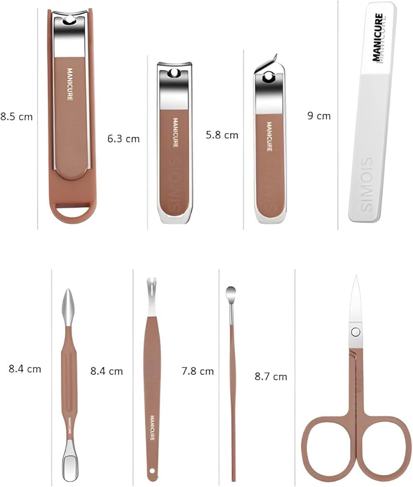 7pcs Anti Splash Nail Clipper, Professional Manicure And Pedicure Kit, Nail Clippers Protection Tool, Nail Care Grooming Kit