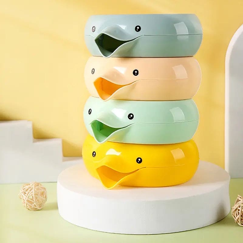 Duck Beak Soap Dish, Drainable Container Drain Dish Tray, Novelty Soap Dish, Soap Saver For Bathroom, Kitchen, Portable Countertop Soap Organizer