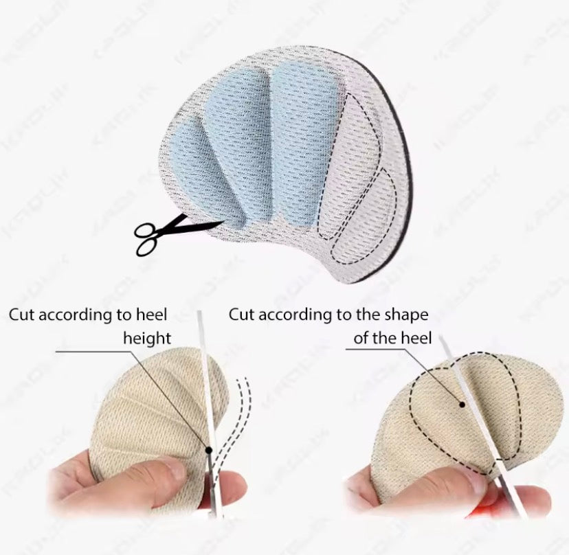 Adjustable Sport Shoes Insoles, Heel Protector Sticker, Anti Pain Heel Stickers Insoles, Shoes Insole Pad
