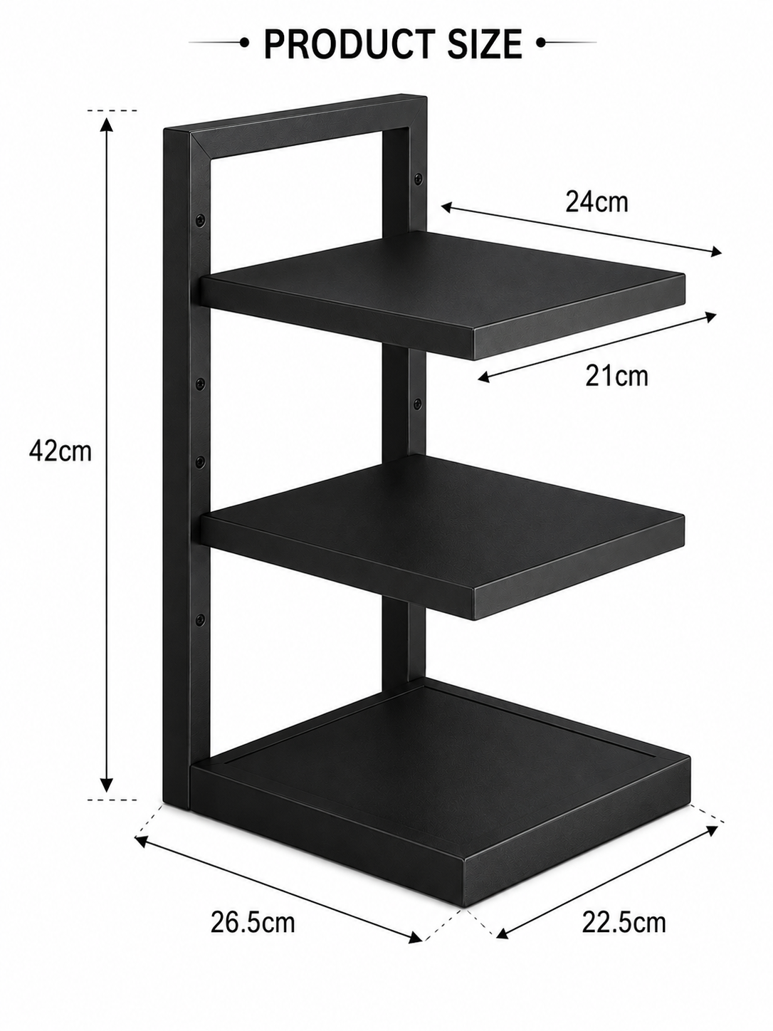 Adjustable Floor Standing Kitchen Pot Storage Rack, Space Saving Storage Rack, Multi Layer Kitchen Cabinet Storage Rack, Multifunctional Under Sink Organizer