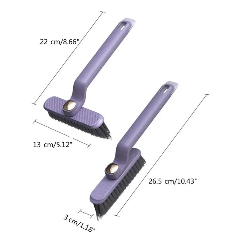 Rotating V Shaped Cleaning Brush, 2 In 1 Cleaning Brush Clip Tool, Bathroom Kitchen Shower Floor Cleaner Brush, Dead Angled Gap Cleaning Brush, Multifunctional Bathroom Tile Brush, Floor Gab Cleaning Brush