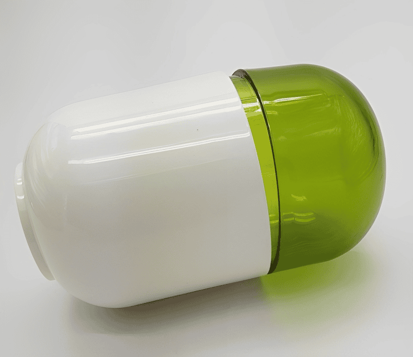 Emoi Cotton Bud Holder, Cotton Swabs Holder Organizer with Lid, Storage Canisters for Cotton Swabs