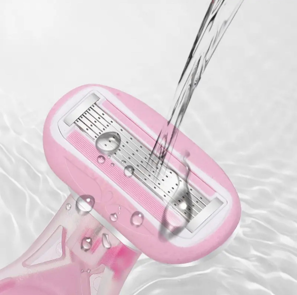 Women Manual Shaving Razor, Underarm Body Hair Removal, Mini Stainless Steel Shaving Knife with Storage Box