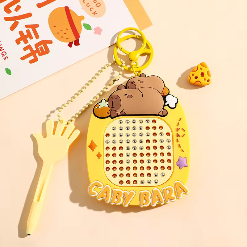 Magnetic Steel Ball Drawing Board, Kids Stress Relief Educational Toy, Portable Doodle Board