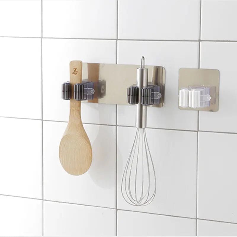 Brush Broom Hanger Hook, Super Anti Slip Utility Hooks, Home Storage Rack, Bathroom Suction Hanging Pipe Hooks, Wall Mounted Mop Organizer Holder, Multipurpose Wall Hook