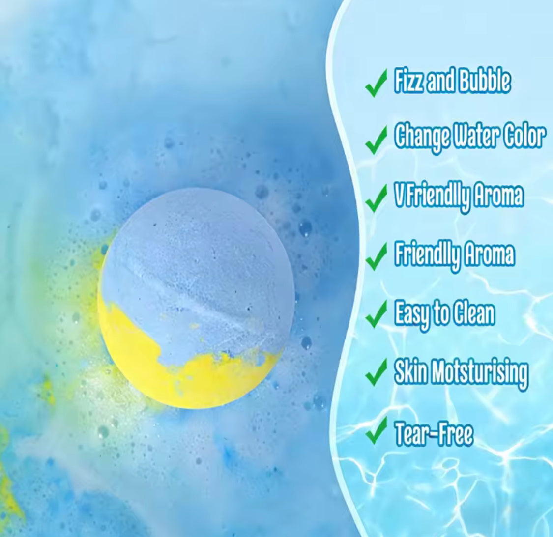 Kids Bubble Bath Balls Bomb Toy, Bubble Balls with Surprise Toys, Cleansing Body Bath Salt Balls