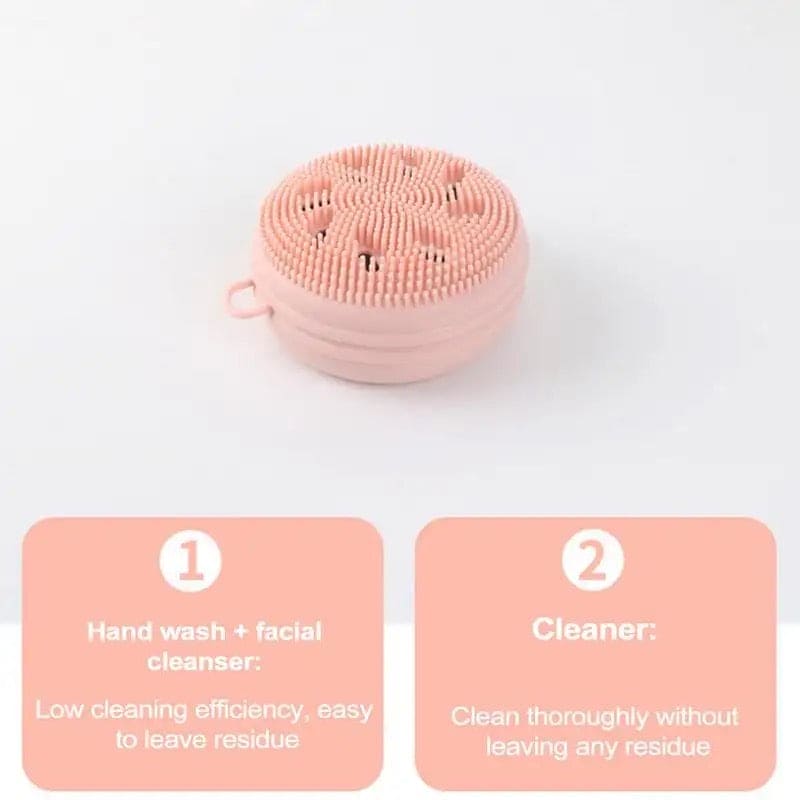 Macaron Face Scrubbing Brush, Manual Silicon Face Wash Scrub, Exfoliating Cleaning Pad, Face Wash Scrub Cleanser, Skin Care Beauty Tools, Multifunctional Face Wash Massage Brush