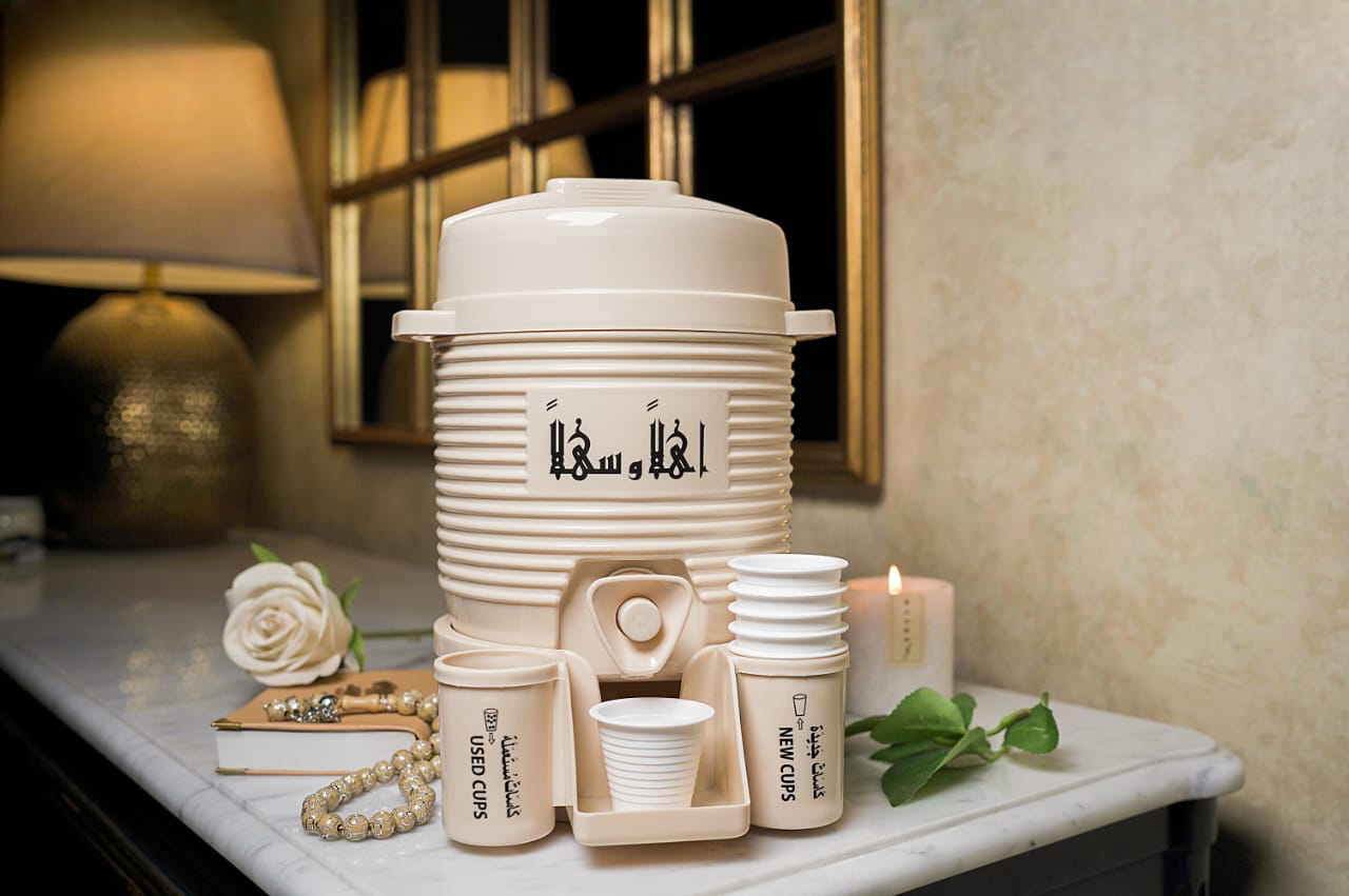 Water Cooler With Glass, Mini water cooler tank, Kitchen Beverage Dispenser Cooler