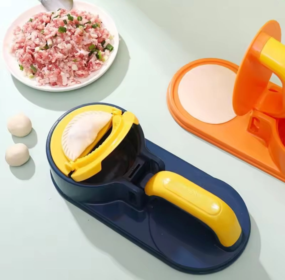 3 In 1 Kitchen Dumpling Mold, Dumpling Maker Mold, Dough Skin Molder Machine, Rolling Dough Dumpling Machine, Manual Tortilla Maker, Dough Pressing Tool, Kitchen Dumpling Making Tool