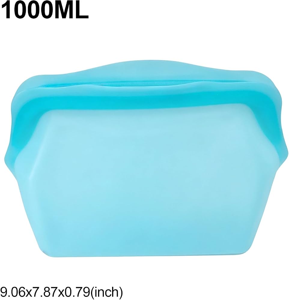 Reusable Silicone Food Storage Bag,
Multi Purpose Silicone Storage Pouches, Fruit and Vegetable Storage Bags, Kitchen Food Preservation Bags